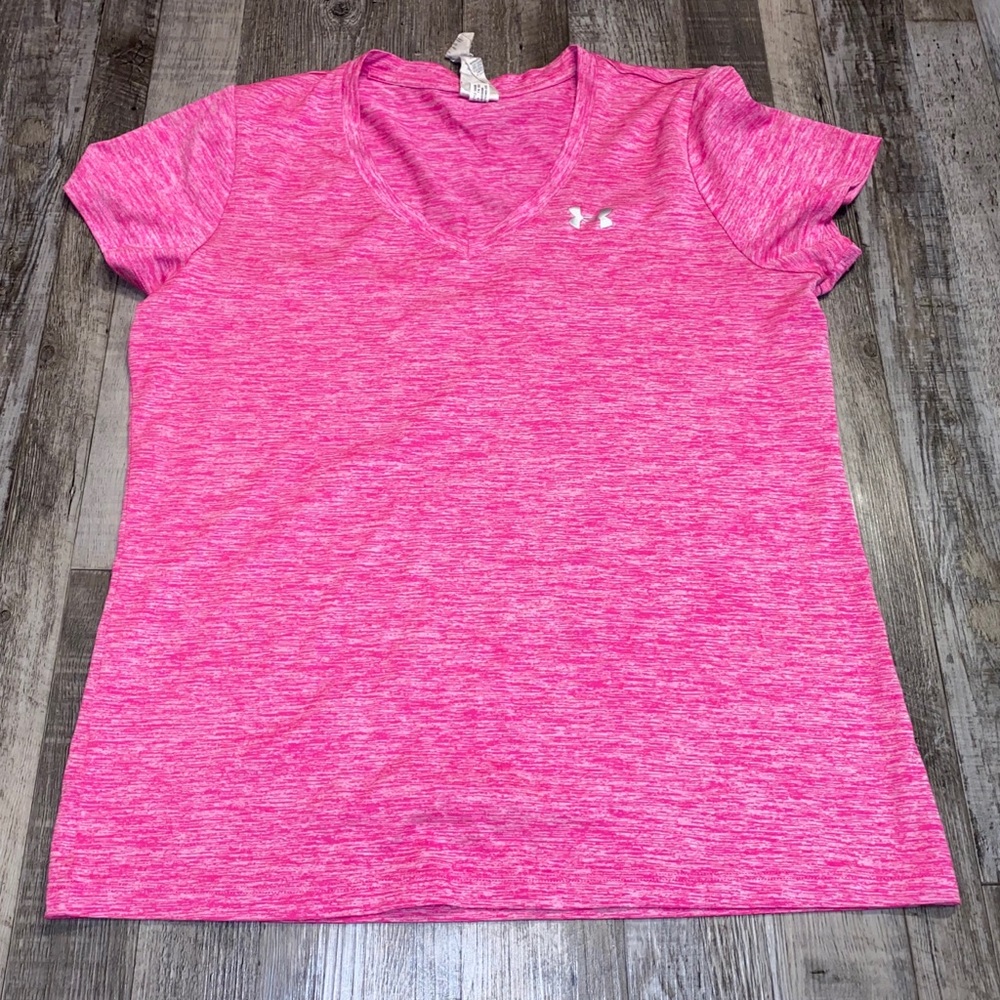Under armour short sleeve shirt top, L
